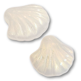 12 - Perle coquillage, Blanc satin