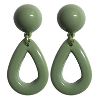 5 -Pendentif Goutte, Vert militaire