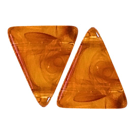 1- Khéops triangle à 2 trous, Caramel marbré