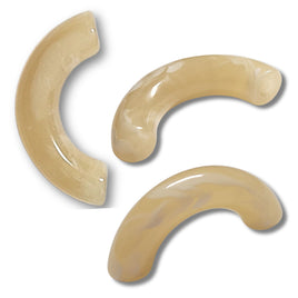 3 - Tubes courbes pour créoles C, Champagne marbré