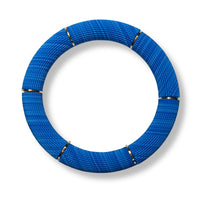 Bracelet Cannelé monocolore, Blue Lagoon Dégradé