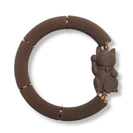 Bracelet Chat chanceux Neko, Chocolat Latte