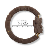 9- Chat chanceux Neko, Chocolat Latte