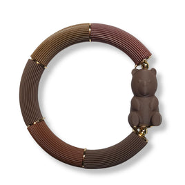 Bracelet ourson Teddy, Chocolat