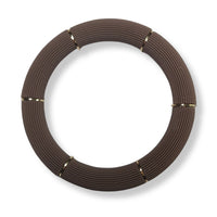 Bracelet Cannelé monocolore, Chocolat Latté