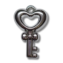 136 - Clé pendentif, CCB argent