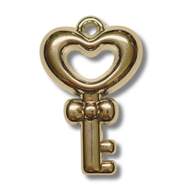 137 - Clé pendentif, CCB doré