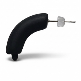 Supports courbes pour créoles C, Noir mat