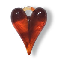 23 - Pendentifs Cœurs LOVE², 26MM - Caramel