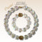 Kit bracelet & collier - Collection Ice cubes - Crystal AB