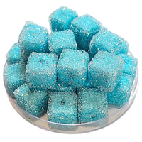 112- Ice Cube Glaçon, Sucré Turquoise