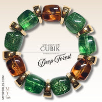 95 - Ice Cube Glaçon, Glitter Emeraude