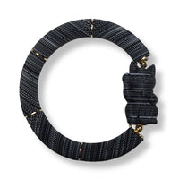 Bracelet Chat chanceux Neko, Chiné Gris Noir