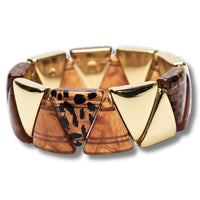 13- Khéops triangle à 2 trous, Persan marbré