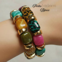 Kit bracelet  - Collection Cubik - Rainbow