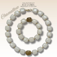 Kit bracelet & collier - Collection Ice cubes - Chamallow