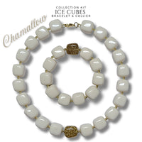 Kit bracelet & collier - Collection Ice cubes - Chamallow