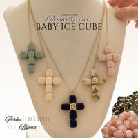Collection Pendentifs croix baby Ice cubes, Idée de création #159