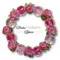 17 - Boules à facettes en acrylique, Chocolat 16MM