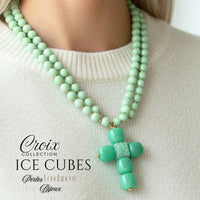 Collection Ice cube pendentif croix, Idée de création #164