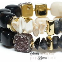 90- Ice Cube Glaçon, Sucré Diamant hématite