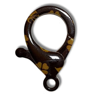 34F - Fermoir mousqueton, Design motif Love