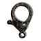 43F - Fermoir mousqueton, Design motif Marbre noir