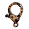 44F - Fermoir mousqueton, Design motif Fleurs
