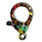 45F - Fermoir mousqueton, Design motif Léopard