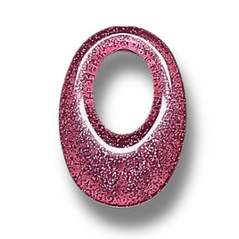12 -Pendentif Goutte, Glitter framboise