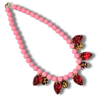 16- Boules en verre 10mm, Rose clair