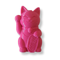16- Chat chanceux Neko, Fuchsia