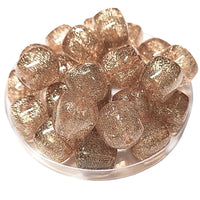 97 - Ice Cube Glaçon, Glitter Champagne