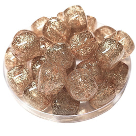 97 - Ice Cube Glaçon, Glitter Champagne