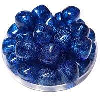 99 - Ice Cube Glaçon, Glitter Bleu Royal