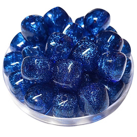 99 - Ice Cube Glaçon, Glitter Bleu Royal