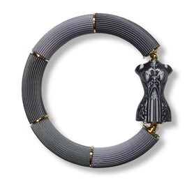 Bracelet Fashion Doll, Camaïeu Gris souris