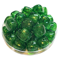 95 - Ice Cube Glaçon, Glitter Emeraude