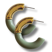 Supports courbes pour créoles C, CCB doré brillant