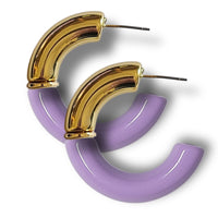 Supports courbes pour créoles C, CCB doré brillant