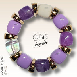 Kit bracelet  - Collection Cubik - Lavande