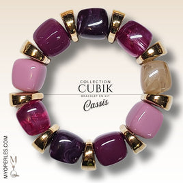 Kit bracelet  - Collection Cubik - Cassis