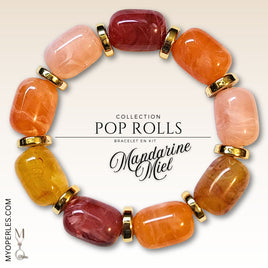 Kit bracelet  - Collection POP Rolls - Mandarine & Miel