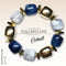 Kit bracelet  - Collection SquareLine - Cobalt