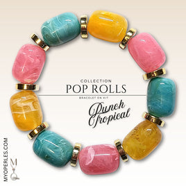 Kit bracelet  - Collection POP Rolls - Punch Tropical