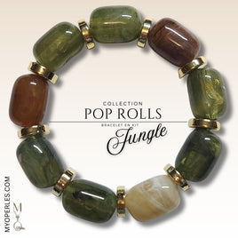 Kit bracelet  - Collection POP Rolls - Jungle