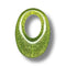 14 -Pendentif Goutte, Glitter kiwi