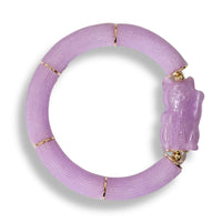 Bracelet Chat chanceux Neko, Lilas Opalin