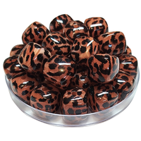 79- Ice Cube Glaçon, Léopard Mandarine