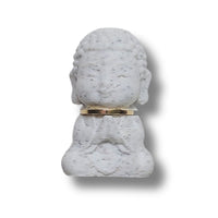 6 - Bouddha, Marbre Blanc